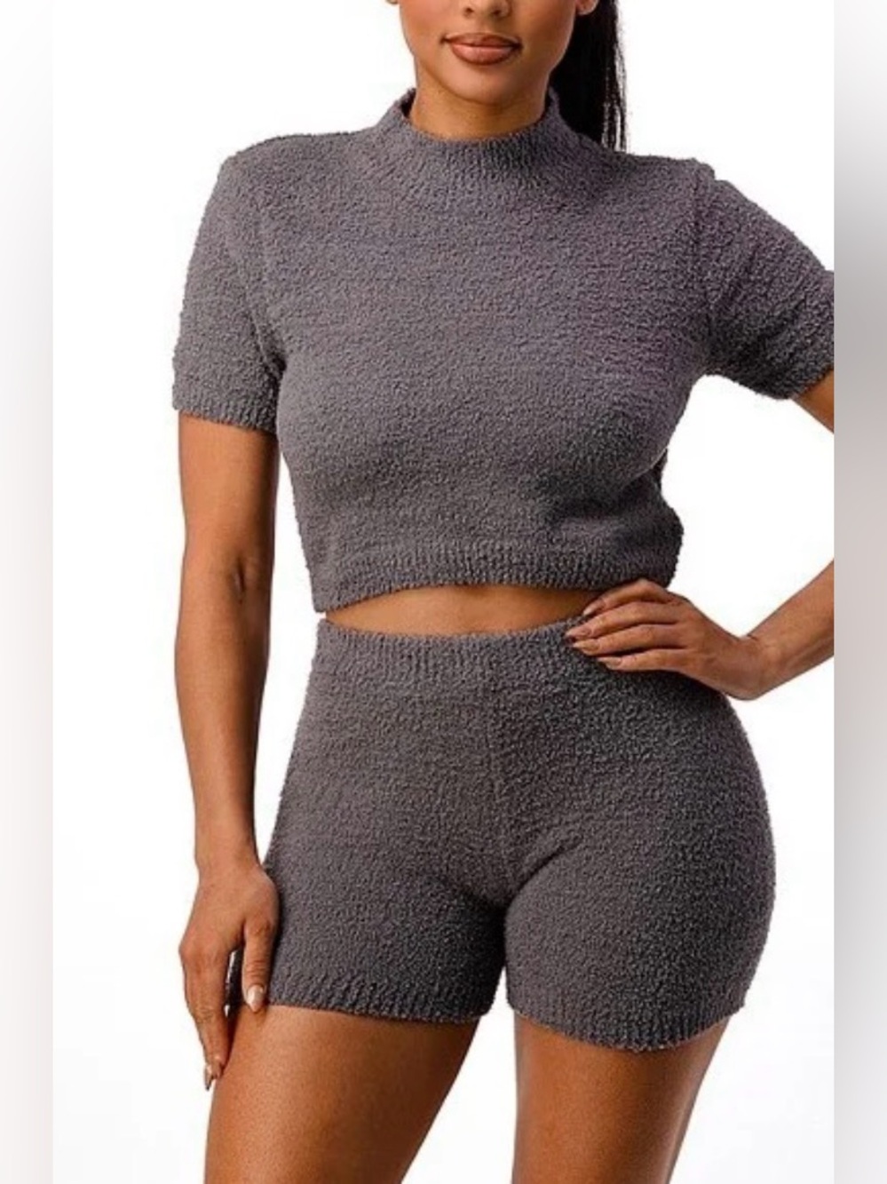 Love Sense Gray Soft Knit Cozy Lounge Set  Large NWT